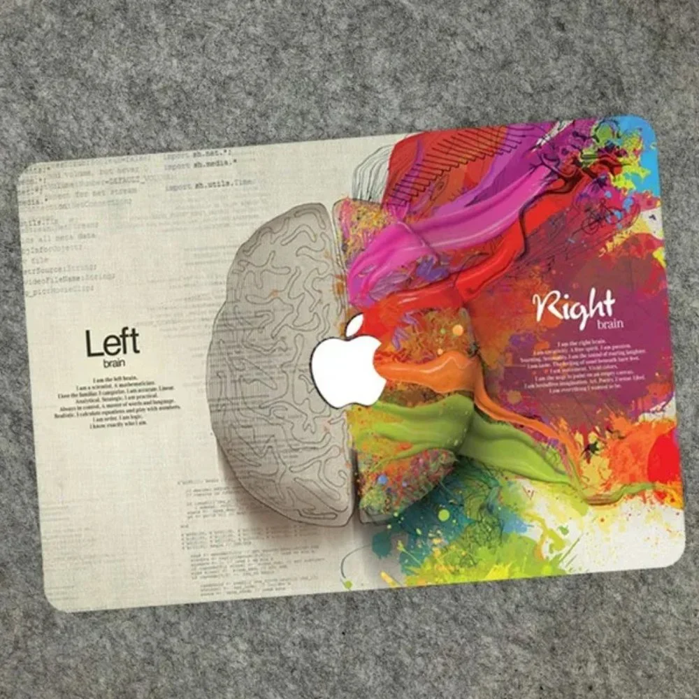 Left & Right Brain Vinyl Skin + Keyboard Cover for MacBook Air 13